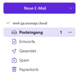 Die Schaltfläche Neue E-Mail